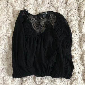 Forever 21 // Black ‘Waterfall’ Cardigan